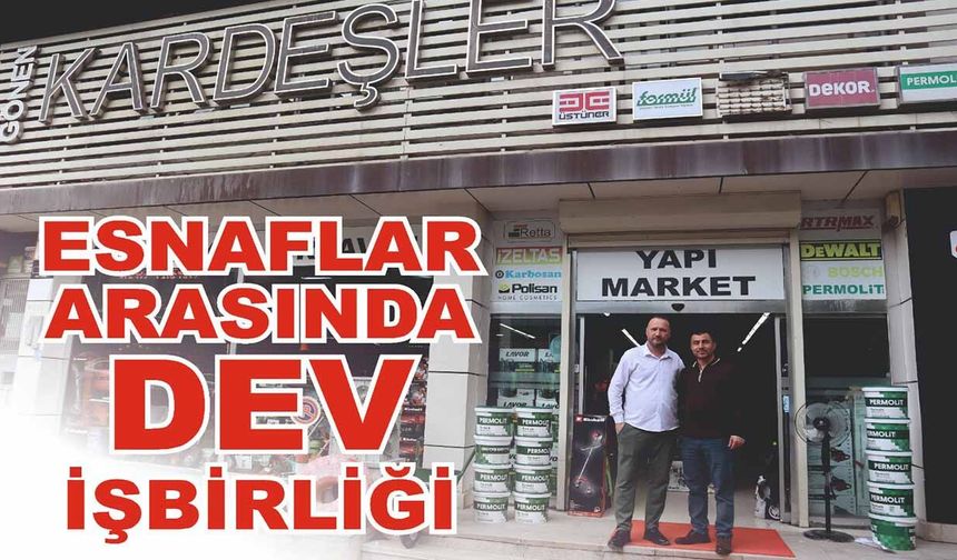 Esnaftan örnek dayanışma: İki firmadan güç birliği
