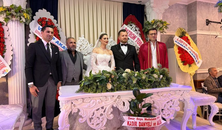 Çağan ve Yanal ailelerinin mutlu günü