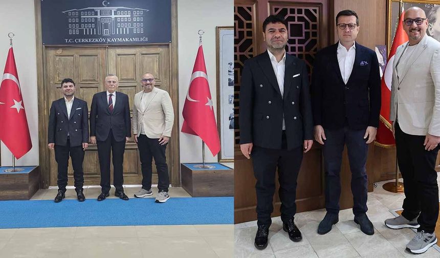 TGD’den Kaymakam Günlü ve Başkan Akay’a ziyaret