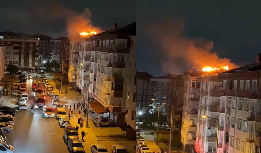 Yangında alevlerden son anda kurtarıldılar