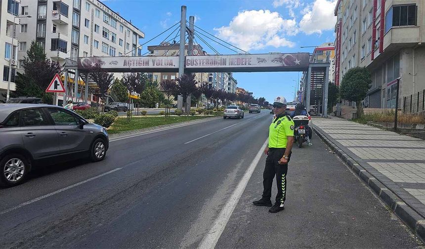 Yayalara üstgeçit uyarısı