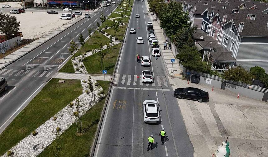 Dönel kavşaklarda denetimler arttı... Yol vermeyene ceza