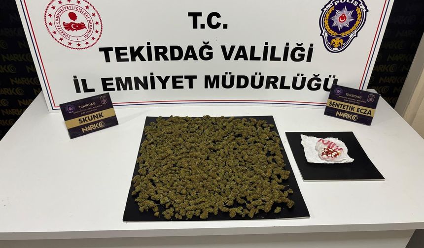 Çerkezköy ve Çorlu’da narkotik operasyonu: 7 şüpheli tutuklandı