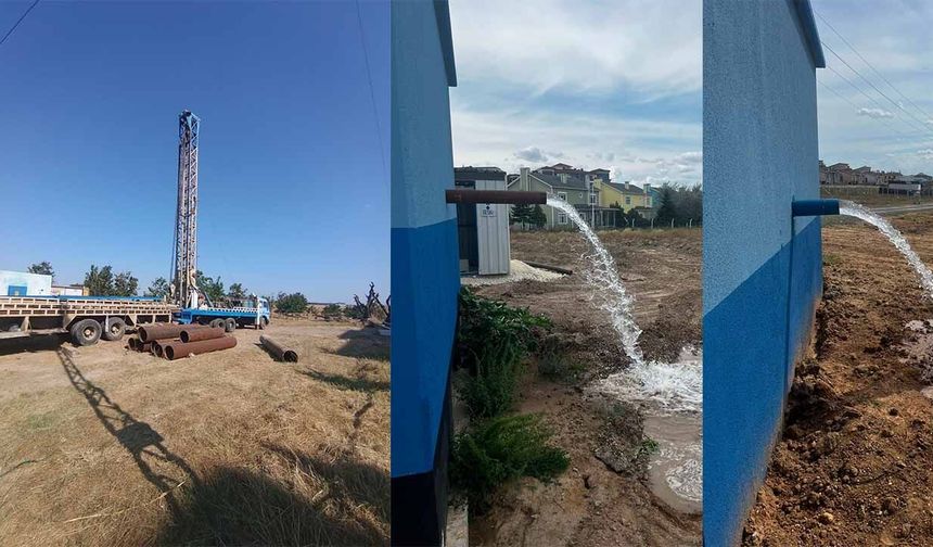 TESKİ, Çerkezköy ve Kapaklı'da yeni su kuyularını devreye aldı